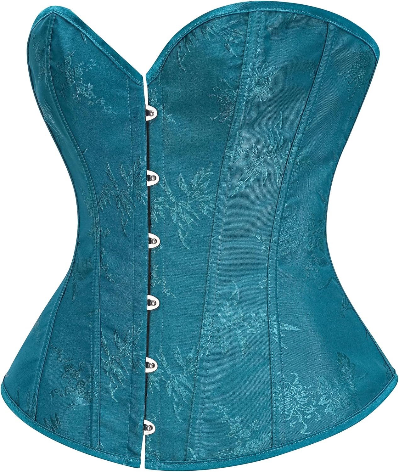 YUNAR Women's Beautiful Classic Lace Up Overbust Corset Bustier Going Out Top