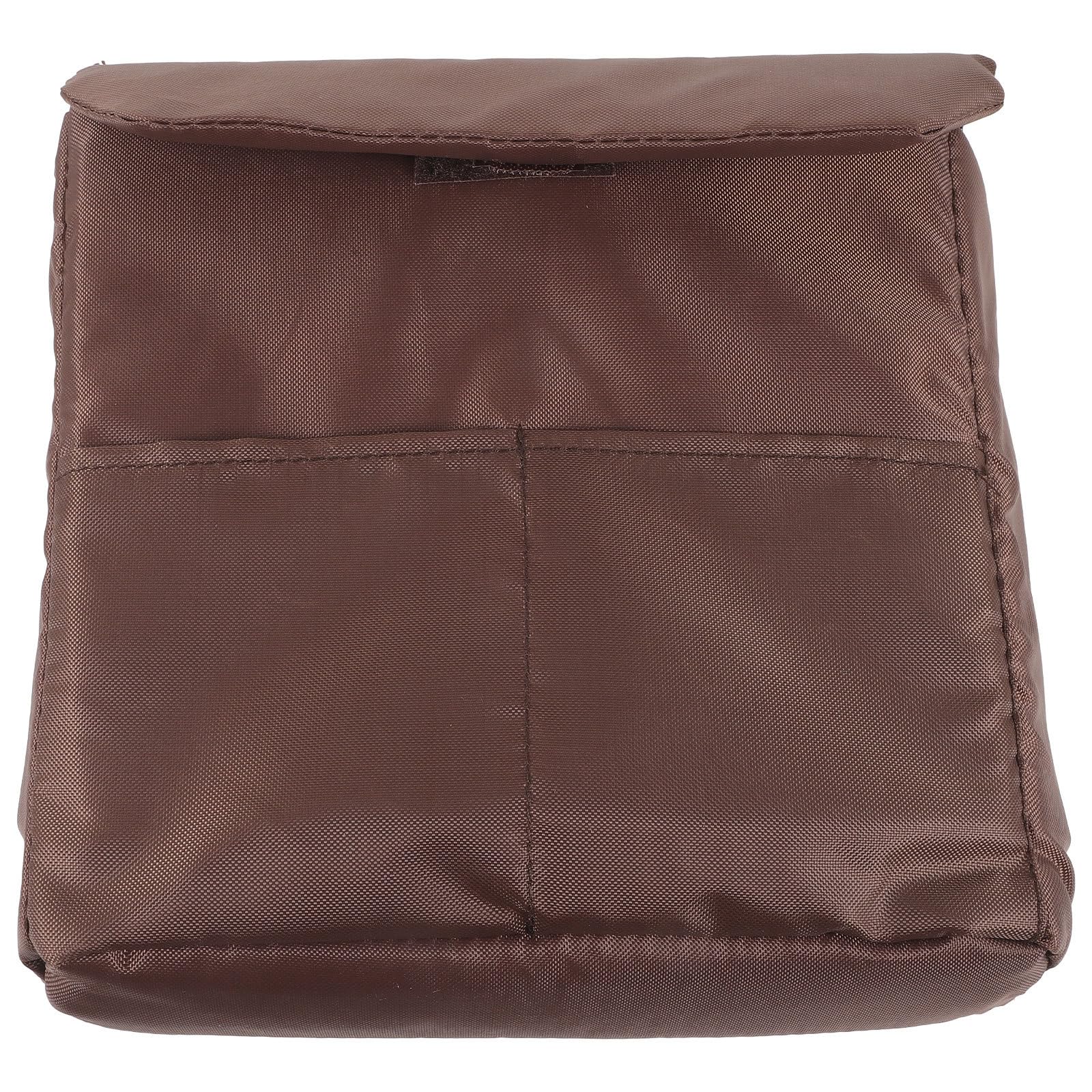 Bolsa Acolchada para Cámara de Fotos Réflex, Nylon Café | Divisor Interior, Protege el Equipo, Fácil de Limpiar, para Sesiones Interiores y Exteriores