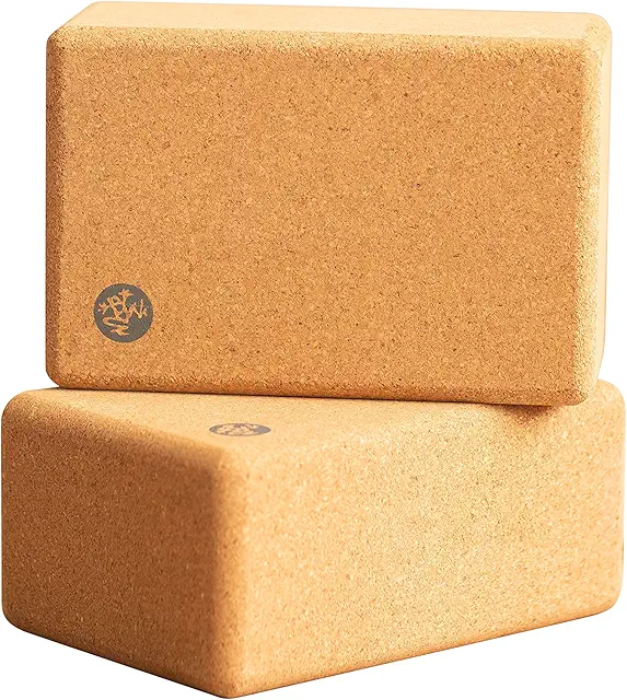 Manduka Recycled Foam Yoga Block - Alameda Cork Block for Yoga Practice