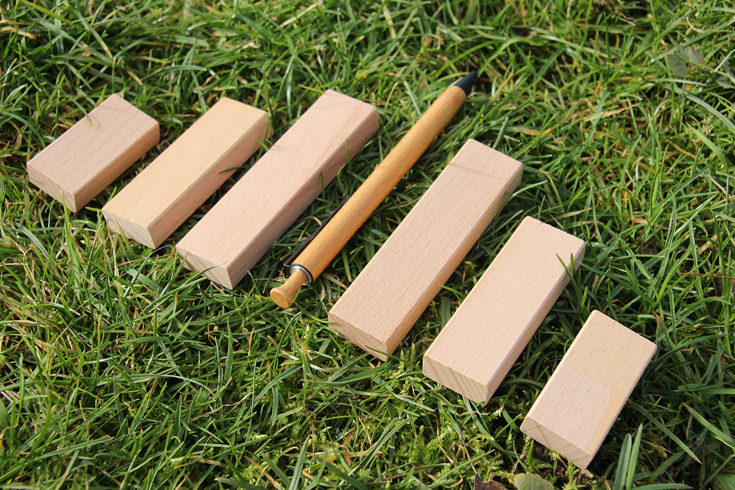 1.000-3.000 Holzbausteine Natur Für Kitas + 1x Baumpflanzung, 100% Made in Ravensburg Bauklötze Natur Holz Kinder Konstruktions-Spielzeug, Motorik