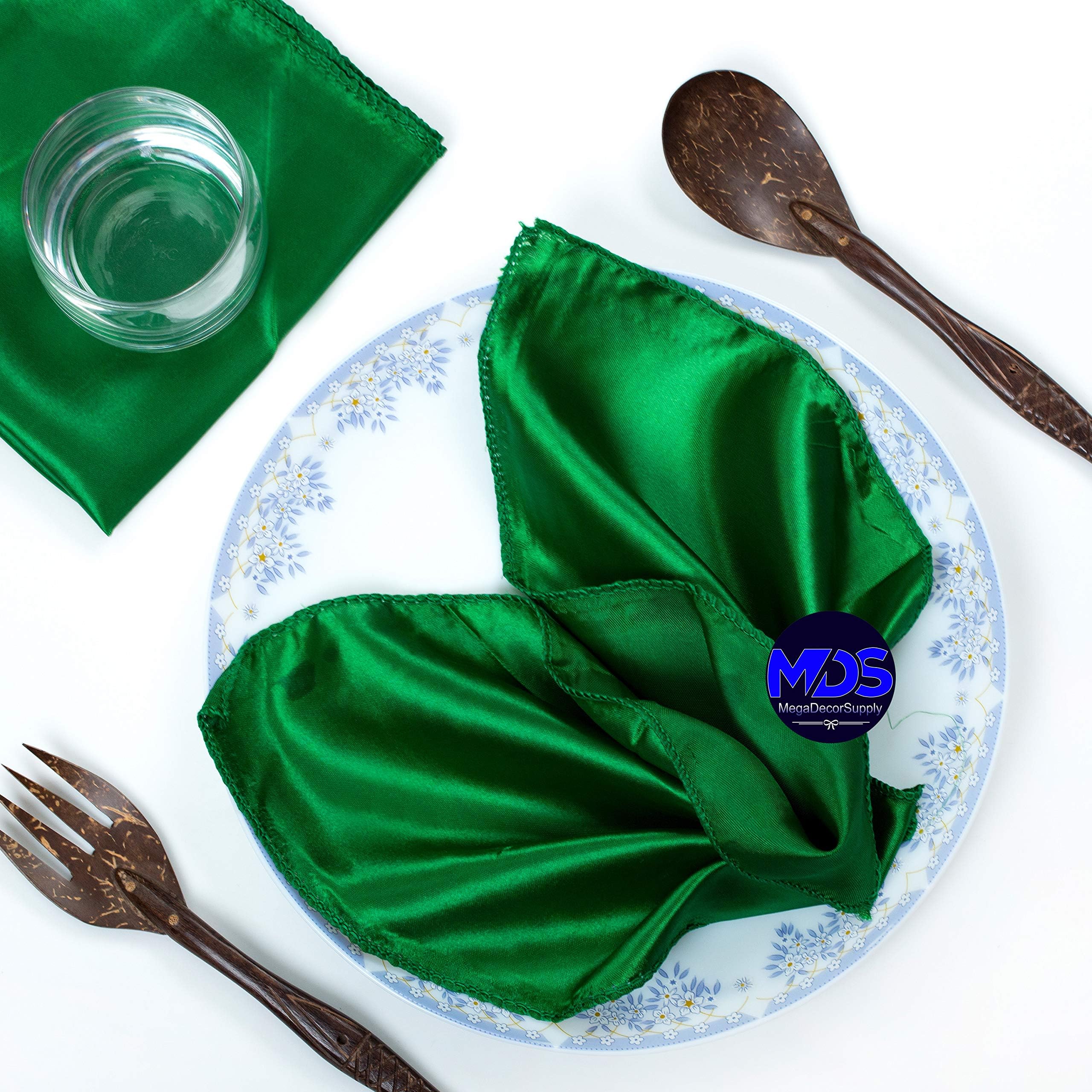 Horbaunal 12 Pack Damask Cloth Napkins 17 x 17 Inch, Jacquard Table Cloth Napkins