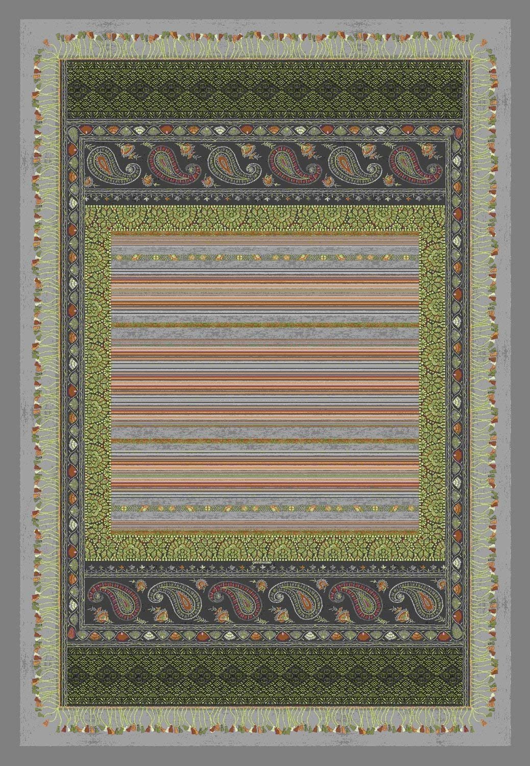 Plaid Bassetti Cervino V6 contre les soirées fraîches grand jeté de lit doux 135 x 190 cm 9291794