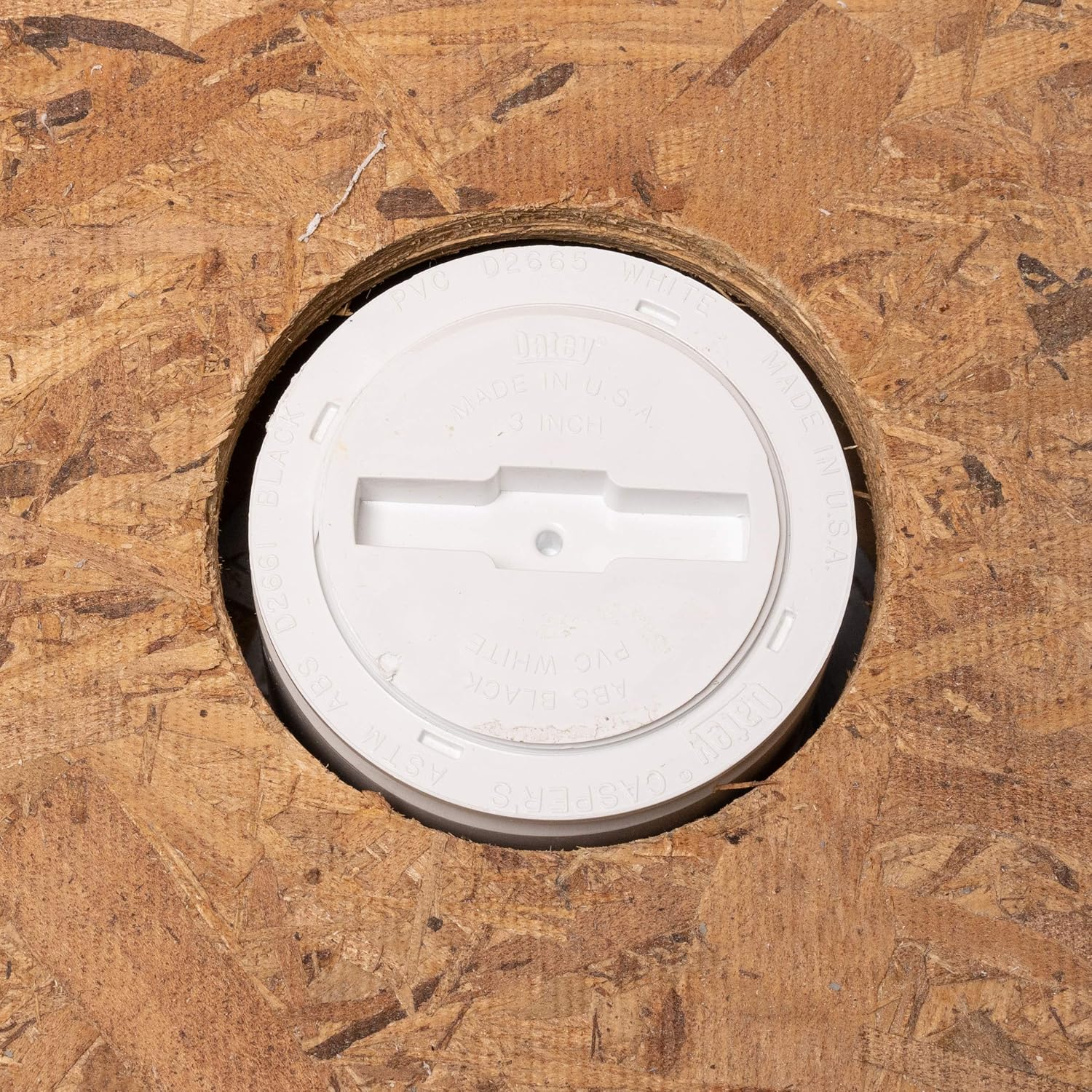 Oatey 4 in. PVC Snap-In Cleanout Assembly