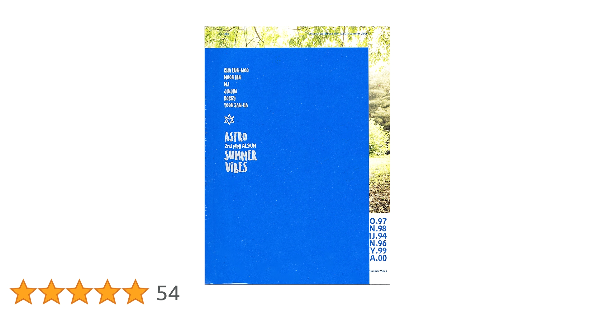 ASTRO/アストロ/SUMMER ViBES/韓国盤/CD Amazon.co.jp: 2ndミニアルバム - Summer Vibes (韓国盤