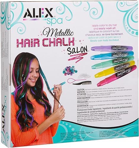 Miniatura 2 de Alex, salón spa crayón para pintar el pelo color metálico