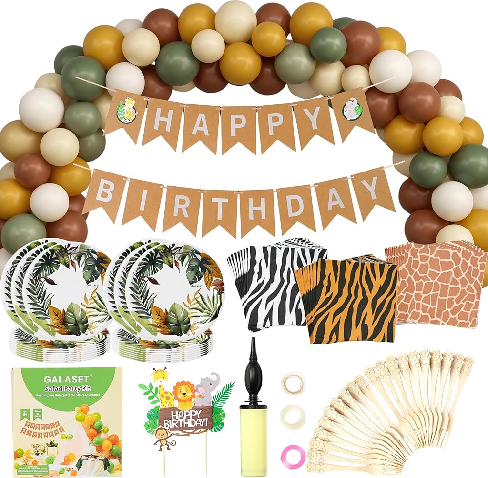 Safari run Decoration Sets