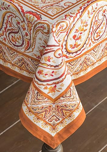 Miniatura 9 de Maison d' Hermine Mantel 100% algodón para mesas rectangulares de cocina, comedor, fiestas, bodas, Acción de GraciasNavidad (70 x 108 pulgadas),