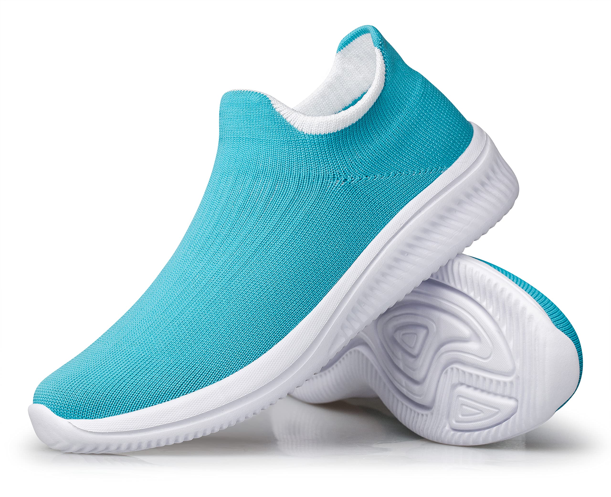 vibdiv Zapatos Planos para Caminar Mujer Zapatillas Casual Zapatillas Diarios sin Cordones Ligeros Cómodos
