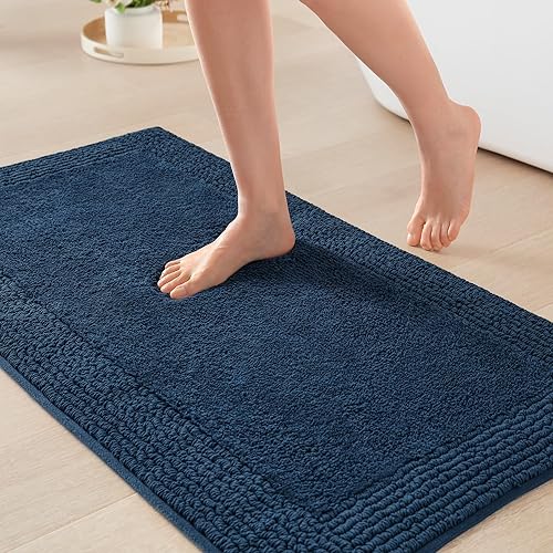 Miniatura 27 de Alfombra de baño reversible Madison Park Splendor 100% algodón copetudo de 3000 g/m² de calidad hotelera de lujo con pelo medio, absorbente, secado