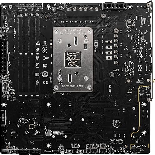 Miniatura 5 de MSI B650M Project Zero Gaming Motherboard (compatible con procesadores AMD Ryzen serie 7000, AM5, DDR5, PCIe 4.0, ranuras M.2, SATA 6Gbs, USB 3.2