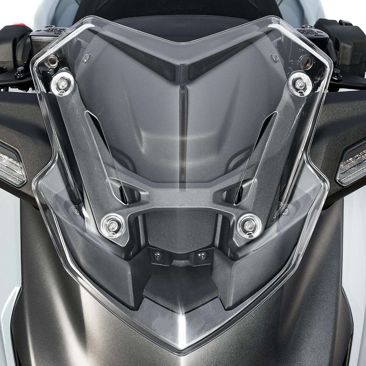 Motorcycle Front Windscreen Windshield for Yamaha XMAX300 2025 2026 XMAX 300 Morden Sport Wind Shield Screen Flyscreen Deflector Protector Fairing (Clear)