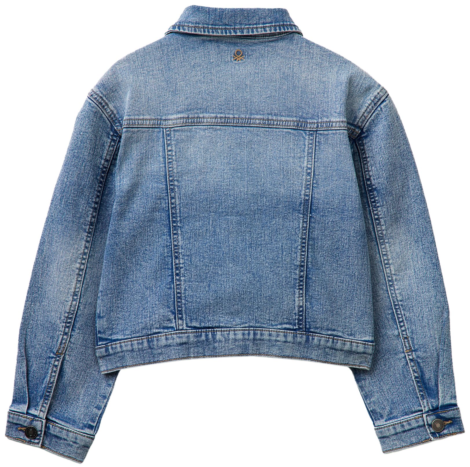 United Colors of Benetton Giubbino 2PORCN061 Giacca, Blu, 170 Bambina