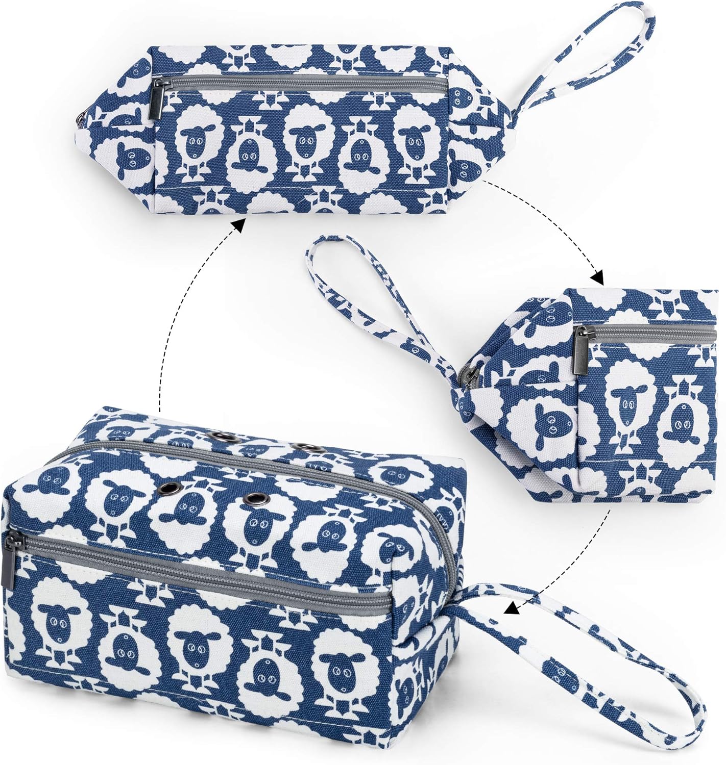 Luxja Small Yarn Storage Bag, Crochet Bag, Portable Knitting Bag for Yarn skeins Crochet Hooks - Image 5