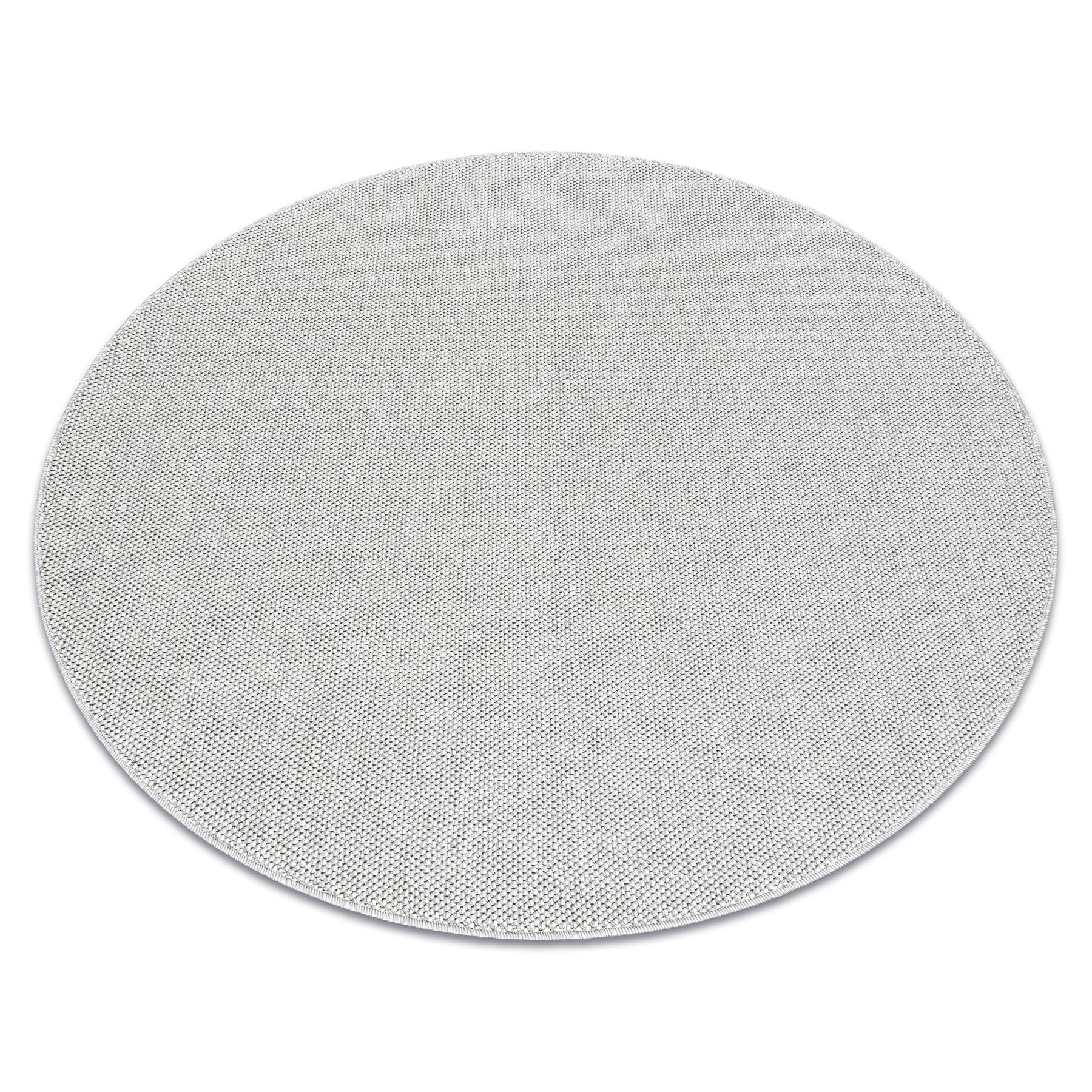 Tapis Intérieur & Extérieur rugsx Casablanca Loom Argent Rond 100cm