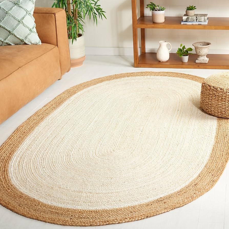 Amazon.com: SAFAVIEH Area Rug 9' Round - Natural Fiber Collection