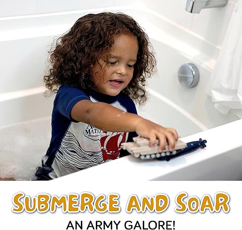 Miniatura 7 de SplashEZ Juguetes de baño para niños y niños pequeños, juguetes de baño para niños, sin moho, sin agujeros, juego de animales de elefante suave y