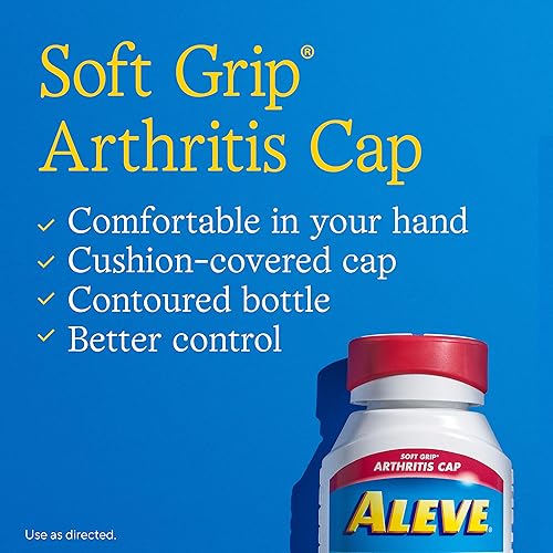 Miniatura 4 de Aleve Alivio del dolor y reductor de fiebre, cápsulas de gel Soft Grip para artritis con naproxeno sódico, 40 unidades