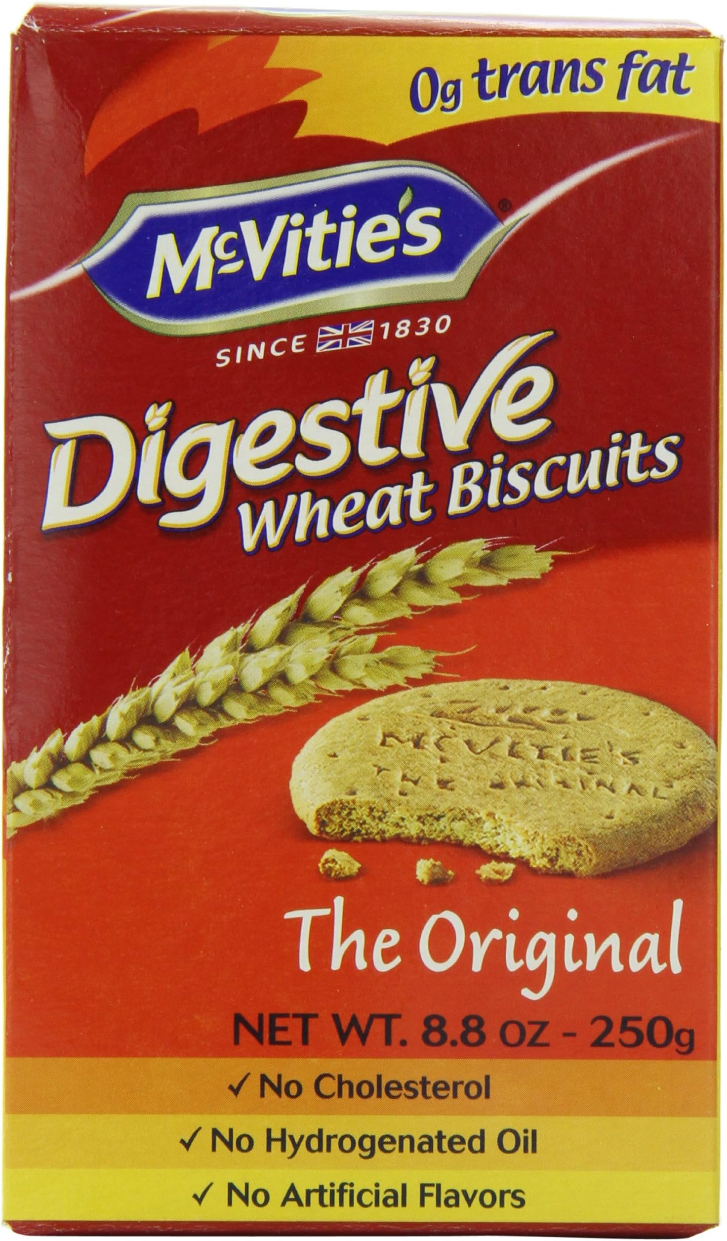 McVitie's Digestive Wheat Biscuits, 8.8 Ounce (Pack of 6)