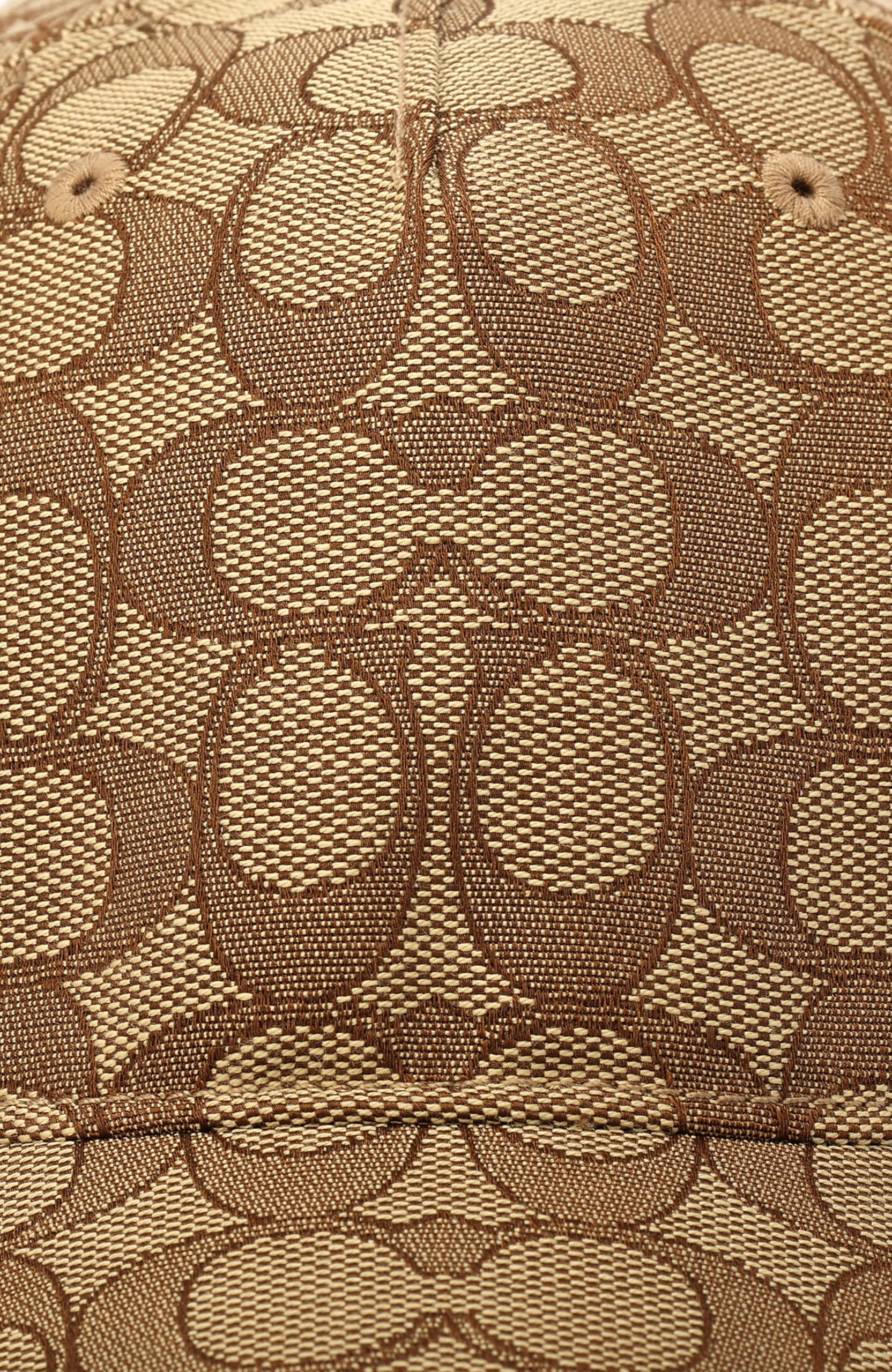 Coach Womens Signature C Jacquard Baseball Hat