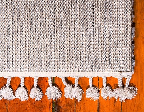 Miniatura 8 de Unique Loom Hygge Shag Collection - Alfombra rectangular de 2 pies 2 pulgadas x 3 pies 1 pulgadas, color gris y beige