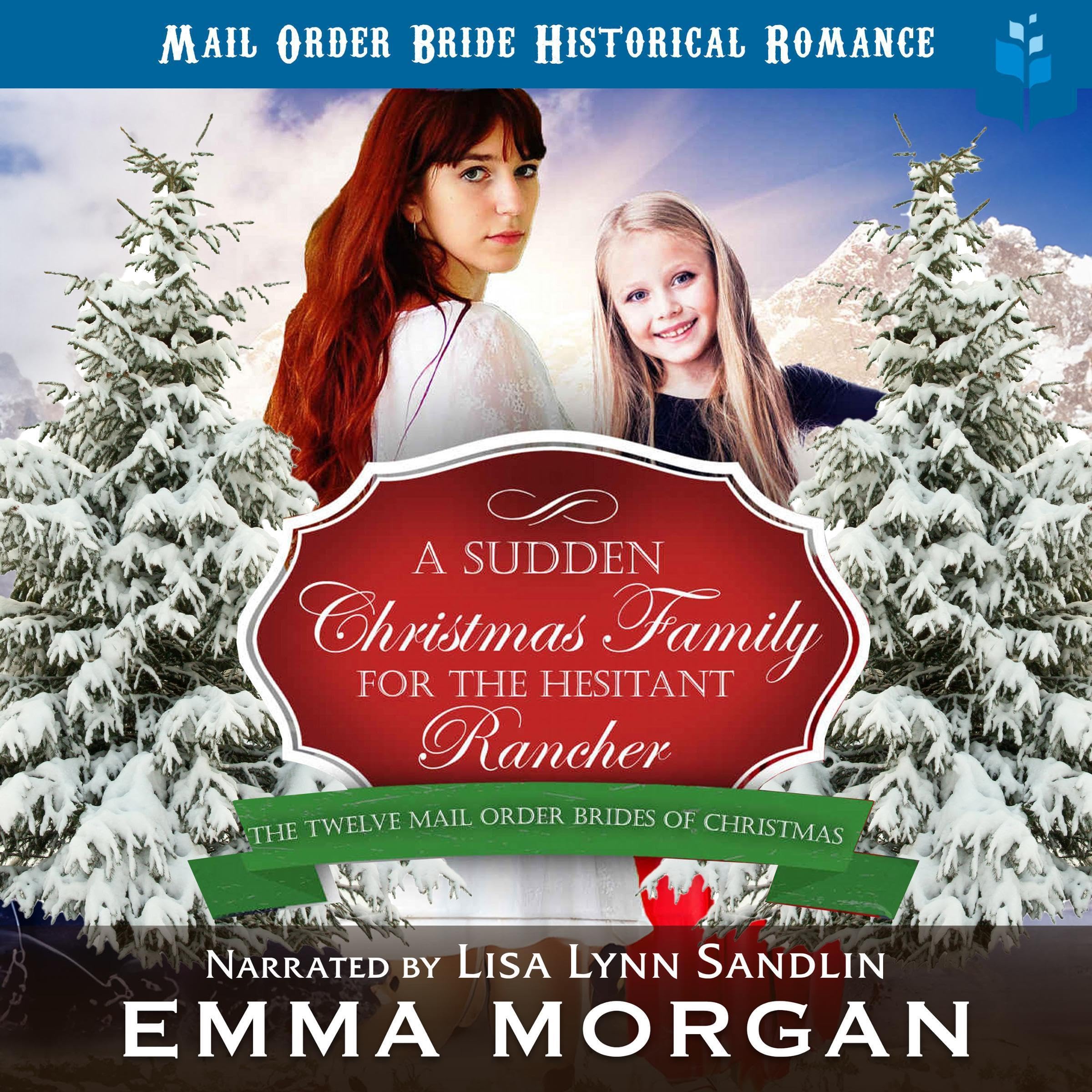 Cover art for A Sudden Christmas Family for the Hesitant Rancher