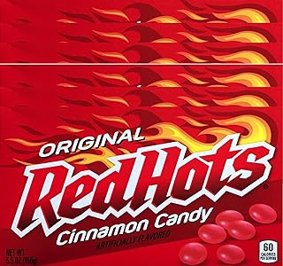 Original Red Hots Theater Box Cinnamon Candy Net WT 5.5 Oz (pack of 6)