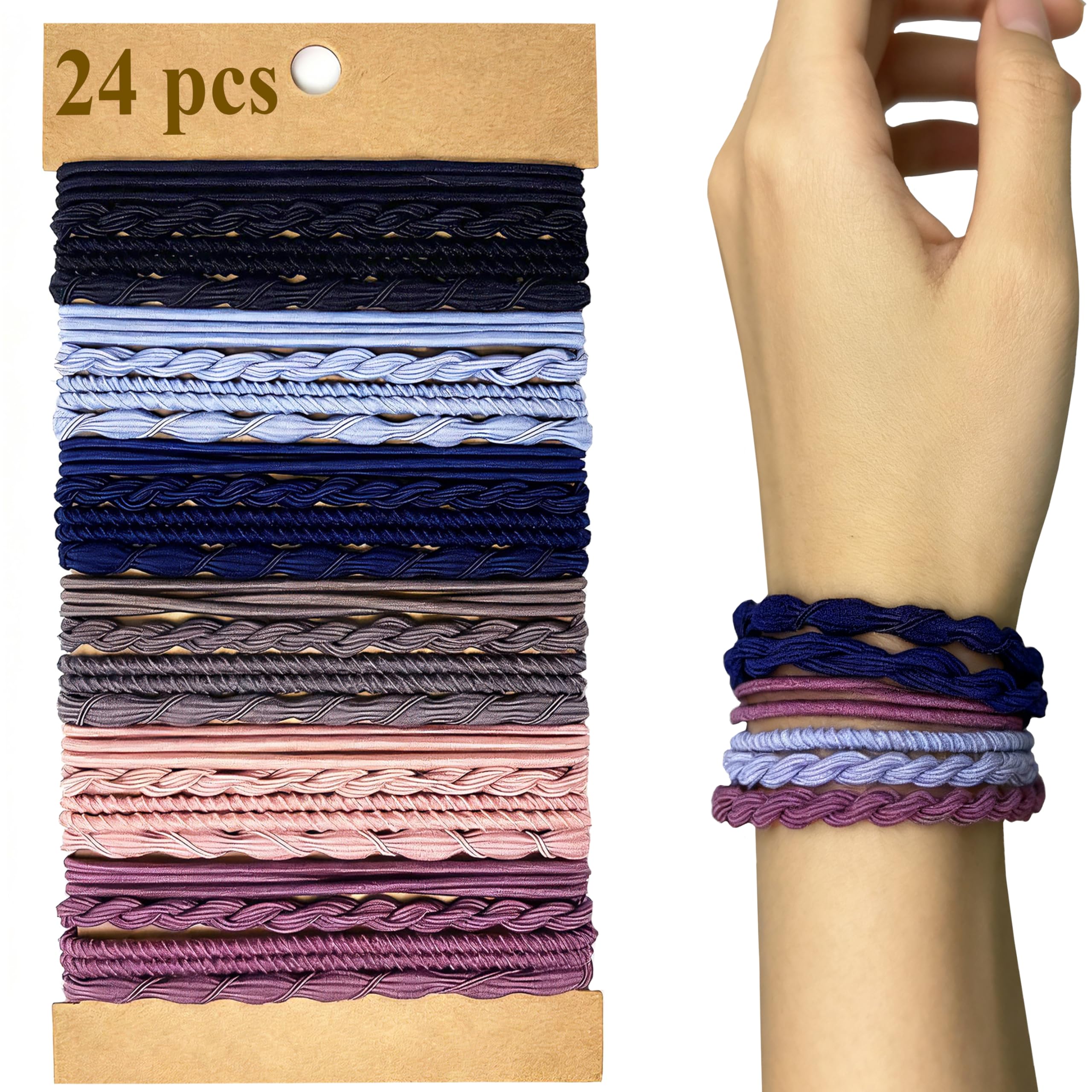 Hair Ties Elastics,Boho Hair Tie Bracelets,Hair Accessories