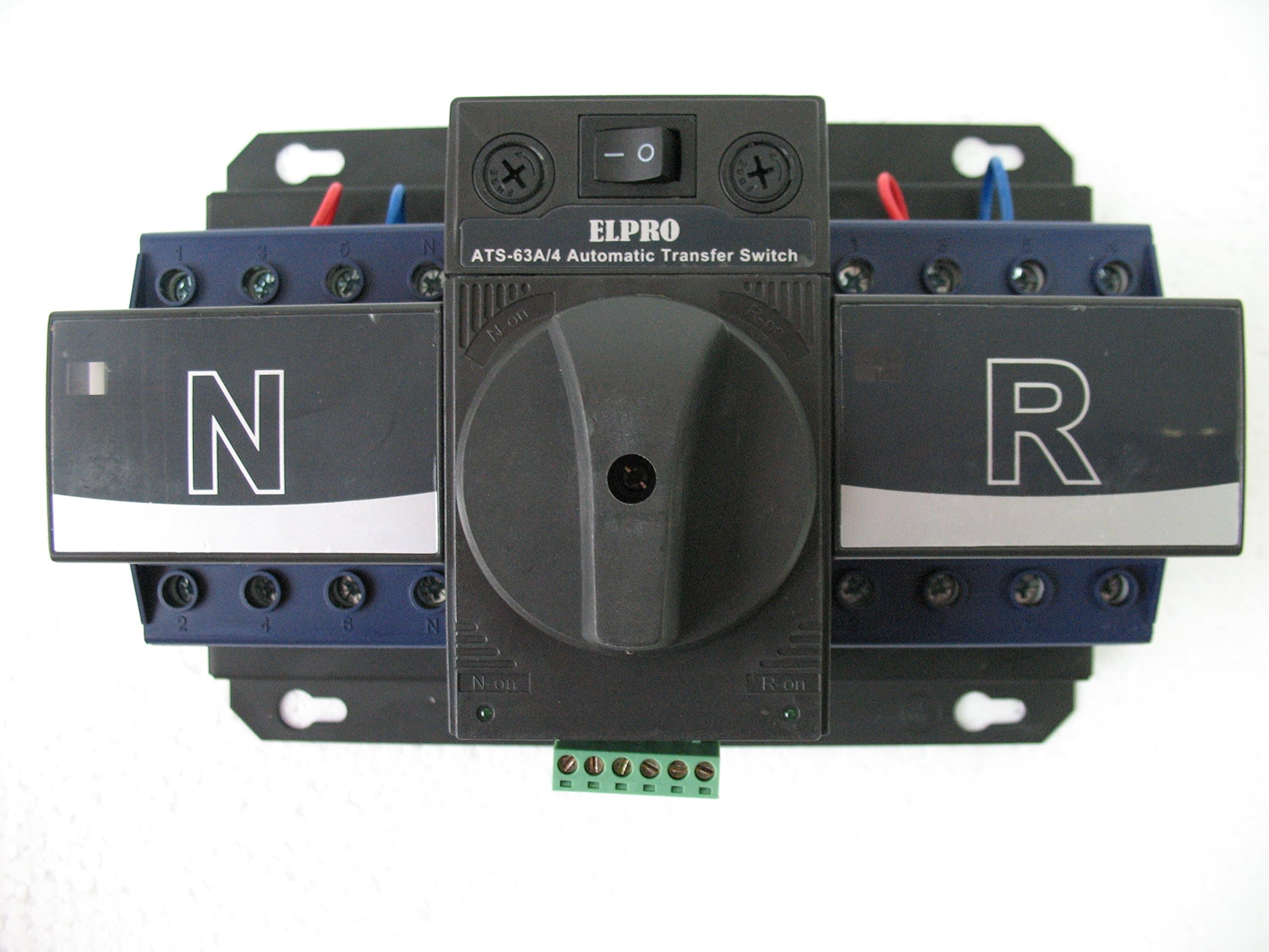 ELPRO ATS-63A, 120/208V 50-60Hz Automatic Transfer Changeover Switch, 1-3 phase, 4P