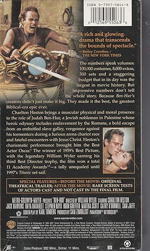Miniatura 2 de Ben-Hur VHS