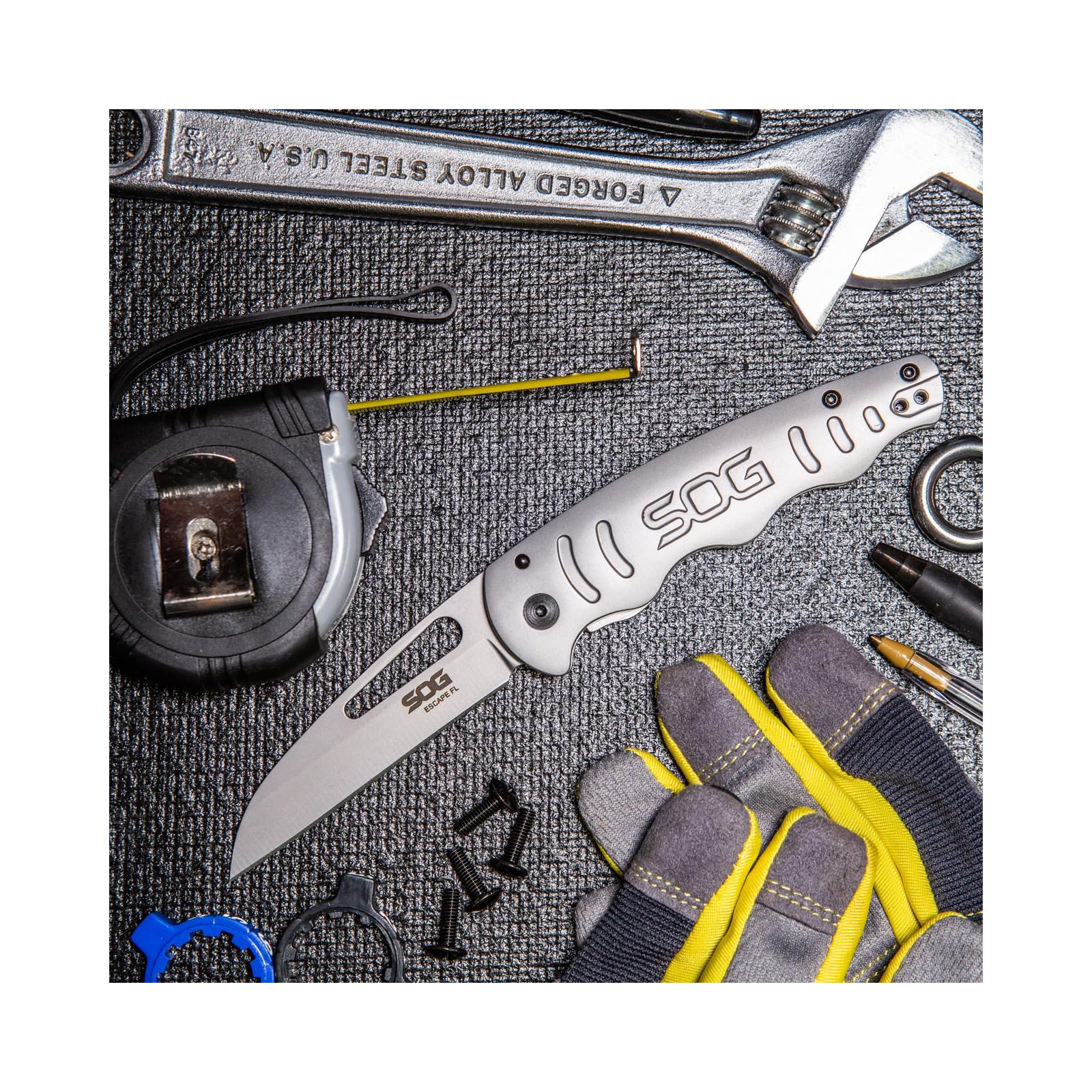 SOG Escape FL Linerlock, cinza | Amazon.com.br