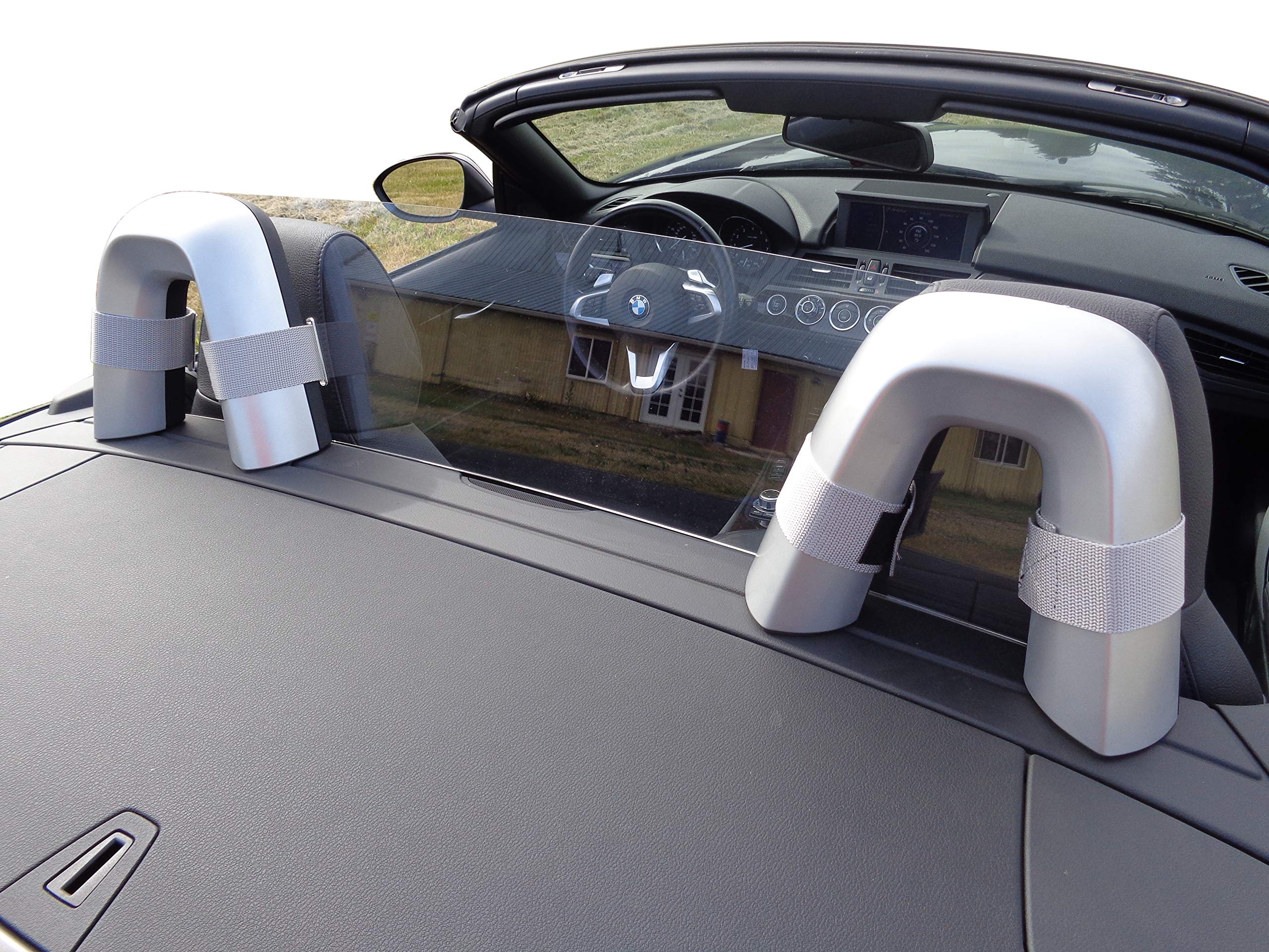 #1 Ranked Wind Deflector Windscreen Windstop Windblocker, Smoke Tint and Lexan, Compatible with BMW Z4 2009 - Now