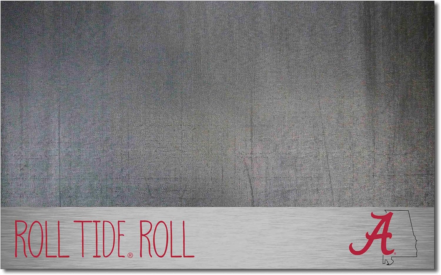 FANMATS 21073 Alabama Crimson Tide Southern Style Vinyl Grill Mat - 26in. x 42in. - Deck Patio Protective Mat | Oil, flame, and UV resistant