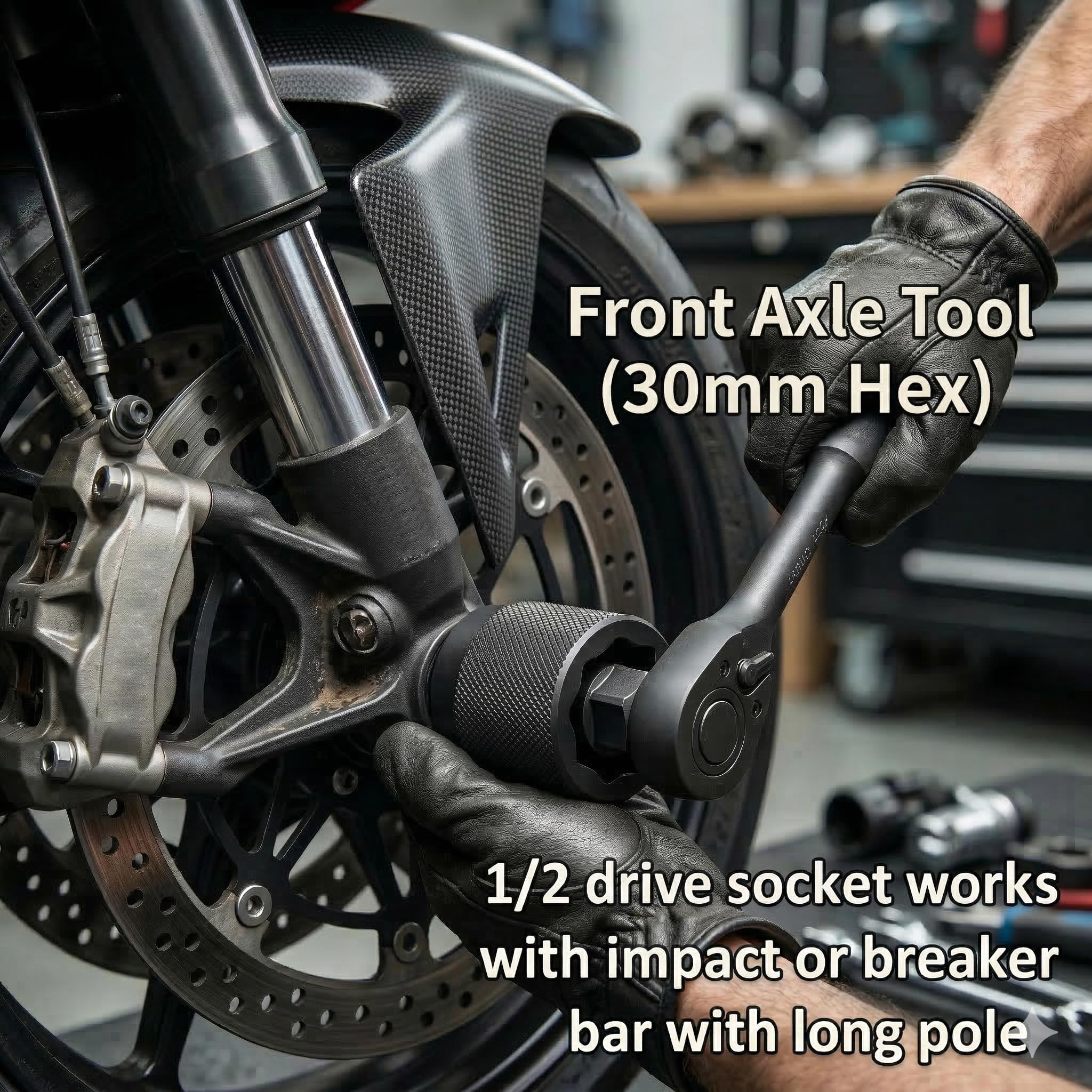 Amazon.com: YZYUN 30mm / 36mm Axle Nut Socket Tool for Ducati