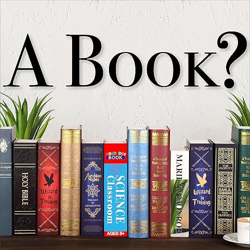 Miniatura 3 de Caja fuerte de libro de páginas reales con cerradura de combinación, caja fuerte de almacenamiento de libros para artículos personales, cajas