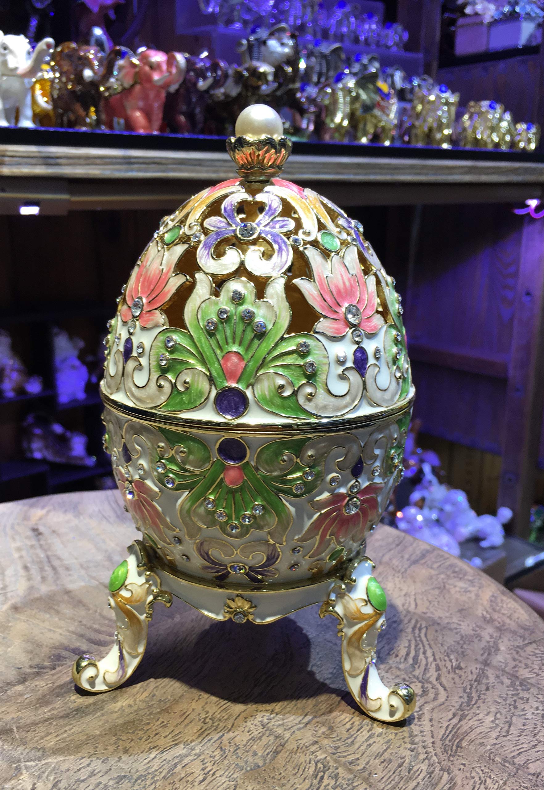 Amazon｜インペリアルイースターエッグボックスPlatinum Coloredクリア