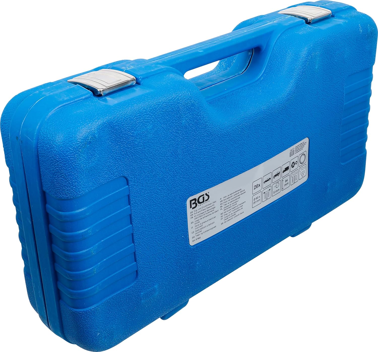 BGS 67302 | Pull and Press Sleeve Kit | with 4 Spindles | 26 pcs.