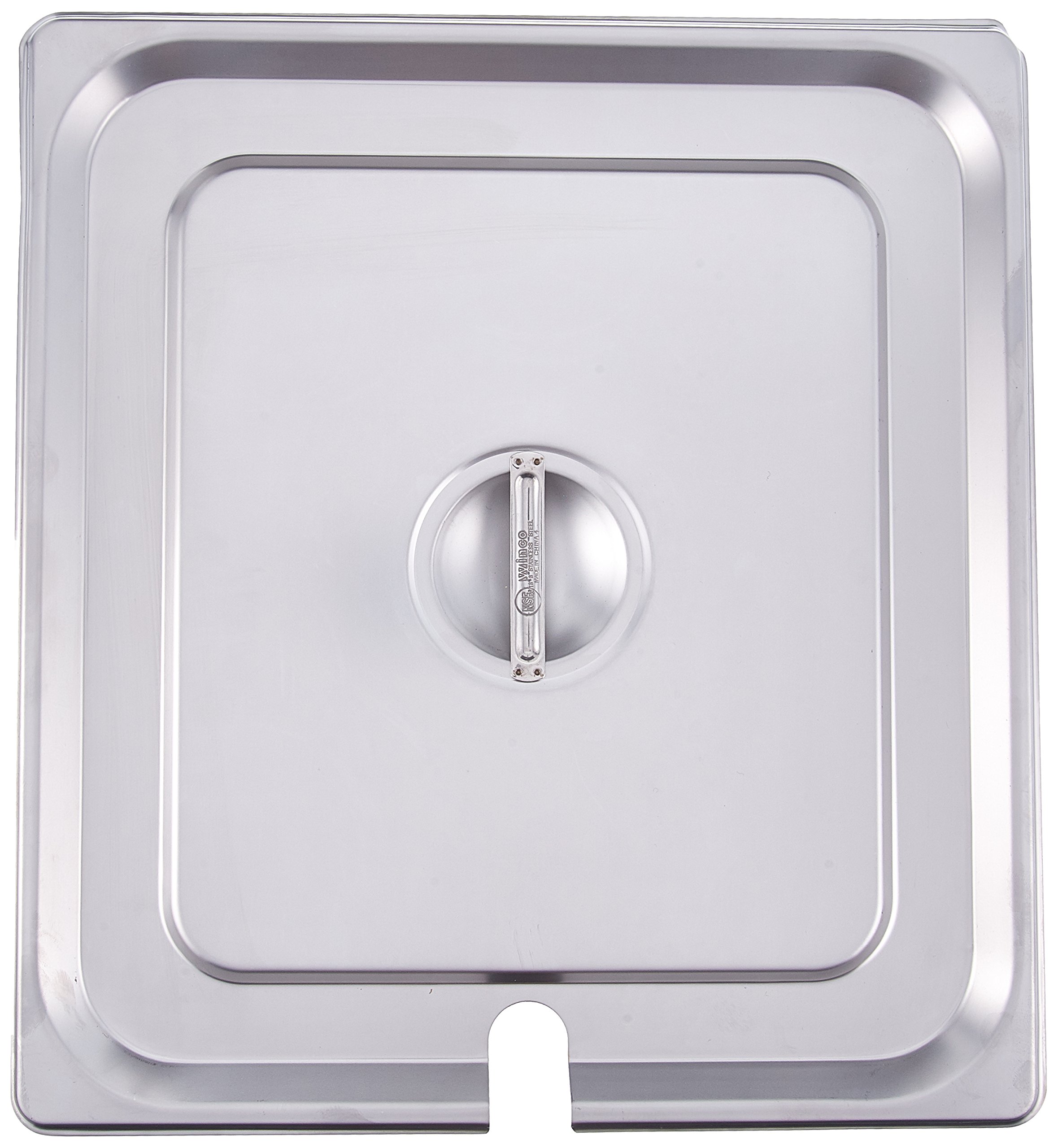 Winco 2/3 Size Slotted Cover, Stainless Steel