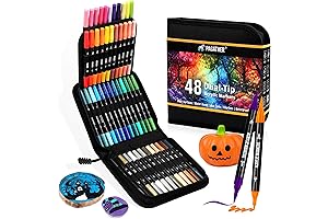 48 Colors Acrylic Paint Markers for Rock Painting Art Supplies Kit