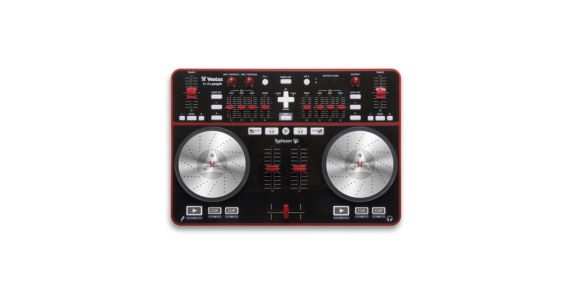 Vestax Typhoon DJコントローラー Vestax Typhoon DJ Controller Carte Son Externe stéréo : Amazon.fr
