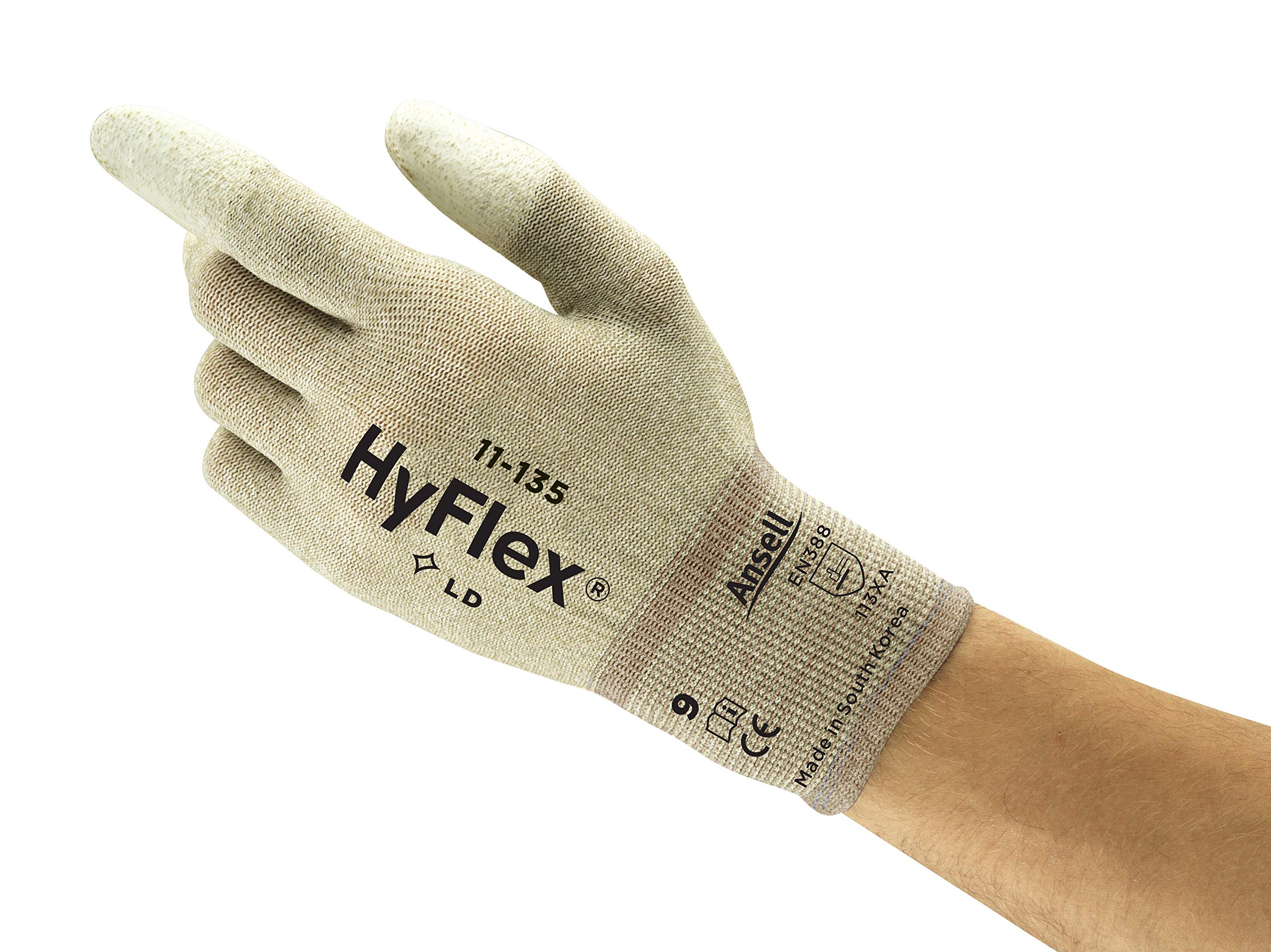 Ansell HyFlex 11-135 Fines Especiales Guante, Protección Mecánica, Talla M (12 Pares)