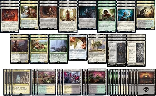 Baraja de becas legendaria  Abzan Black White Green  LOTR Lord of the Rings  Modern Legal  Hecho a medida  Magic The Gathering  MTG  60 cartas!