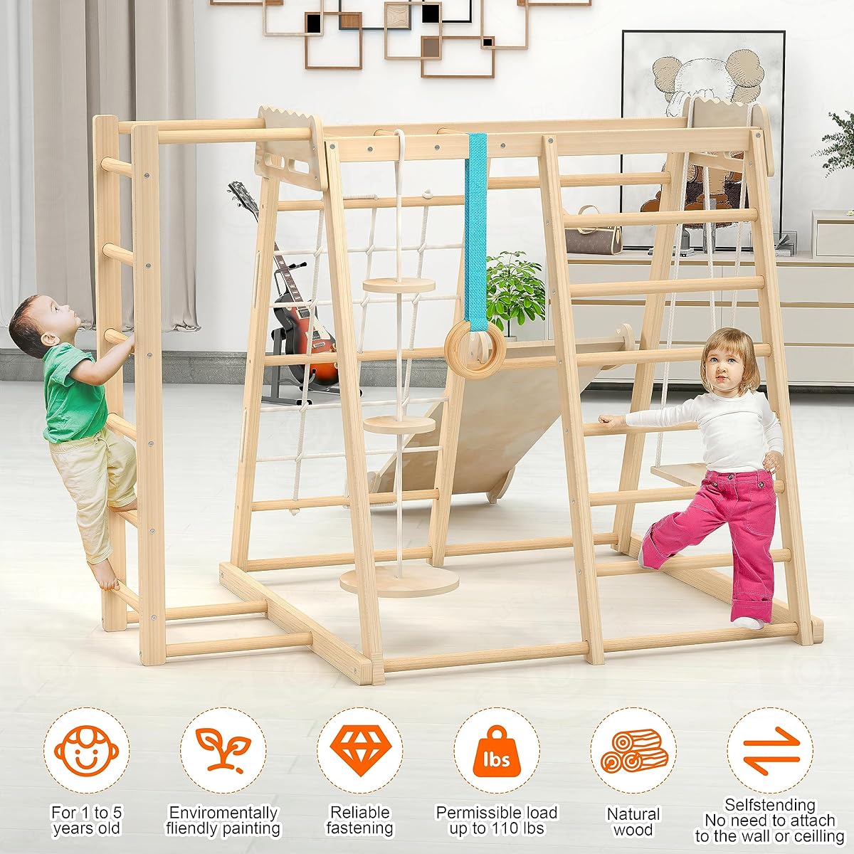 $27/mo Finance Jungle Gym, Toddler Climbing Toys, Indoor