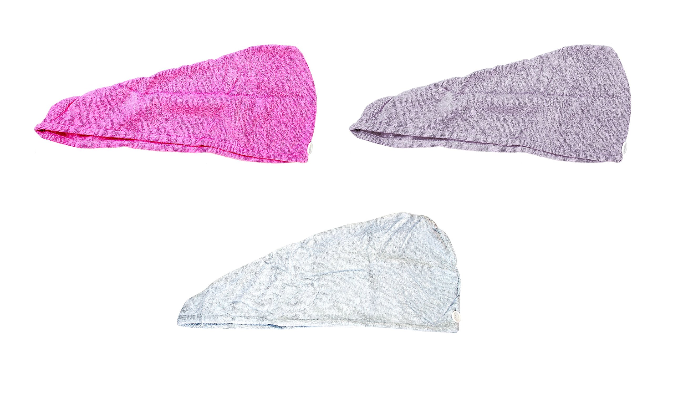 Spa Sister Microfiber Hair Turban, Assorted Colors