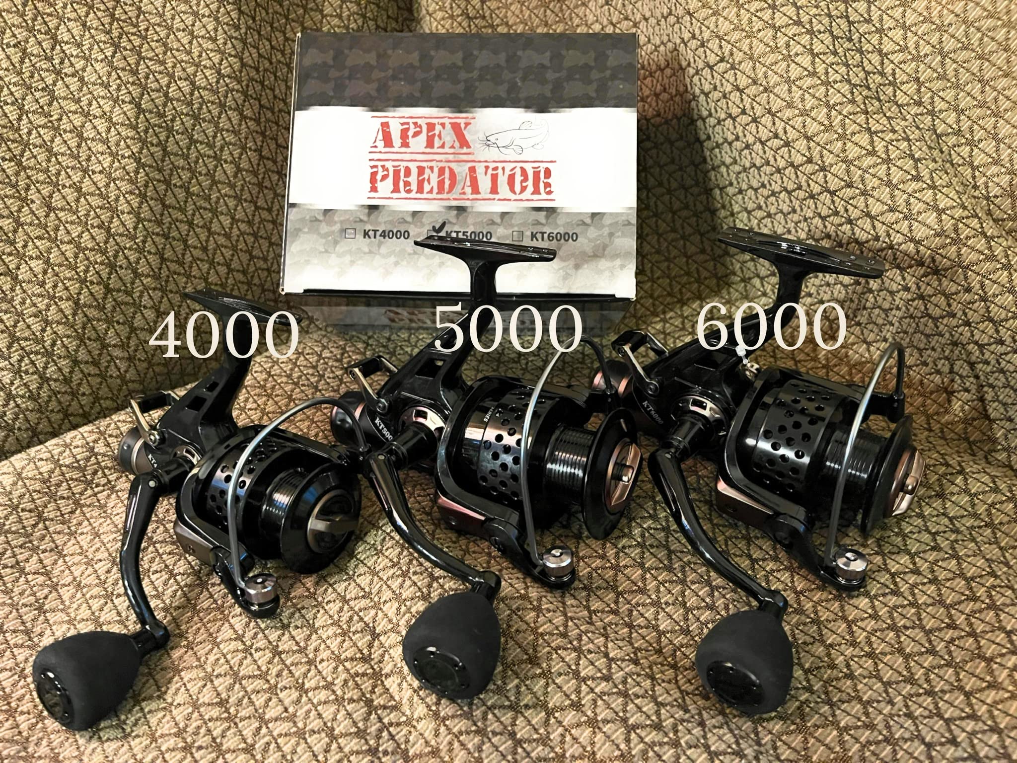 Apex Predator 4000 Baitrunner Heavy Duty Spinning Reel 4000 33 lbs