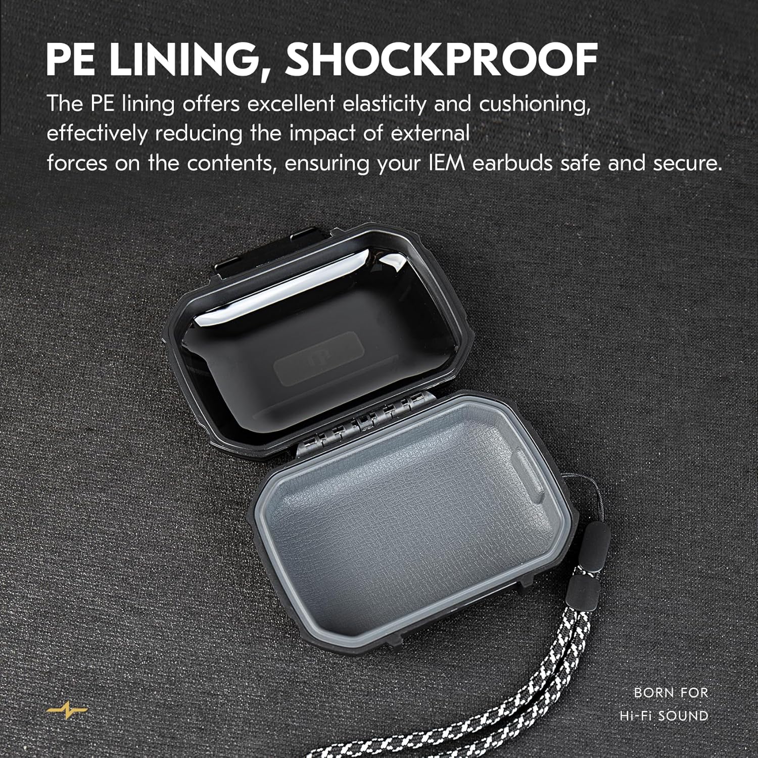 CCZ ZC01 Hard Shell IEM Case for KZ ZS10 Pro in Ear Monitor, Travel Portable Earbuds Case Waterproof Headphone Storage Box for Shure SE215, CCZ Melody, KBEAR KS1, KZ ZAR, ZS12 PRO 2, ZAS (Clear White) - Image 6