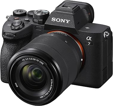 Sony a7 IV Mirrorless Full Frame Camera Body w/ 28-70mm F3.5-5.6 Lens Kit ILCE-7M4K/B Official Sony USA Partner Model Bundle with Photography Case + 128GB Card + Mini Tripod + Extra Battery &Charger