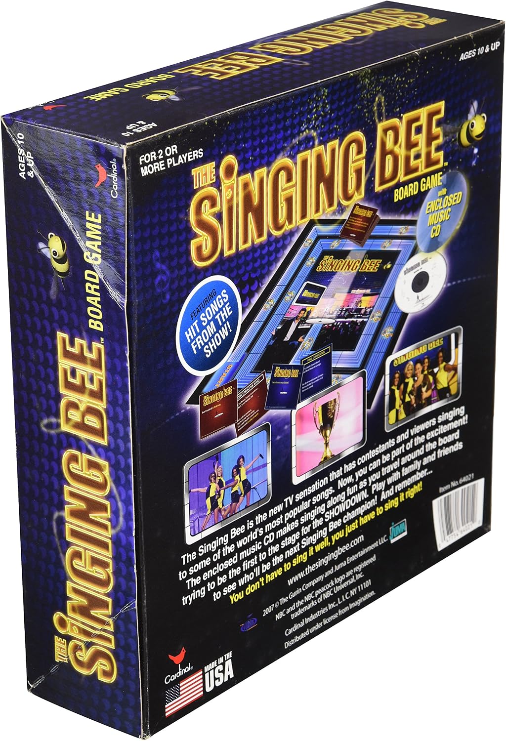 Spin Master Games Cardinal Industries Singing Bee CD Board Game image 2