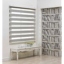 Buy Custom Cut To Size Winsharp Blackout Fetra Mushroom W 74 X H 82 Inch Zebra Roller Blinds Dual Layer Shades Sheer Or Privacy Light Control Day And Night Window Drapes 20