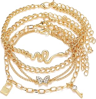 jewels galaxy Jewellery for Women Gold Plated Bracelet Cum Anklet-picture-12