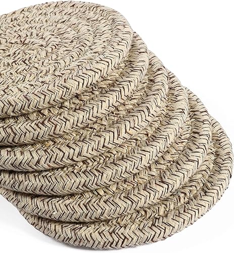 Miniatura 9 de OrganiHaus Juego de 6 posavasos de algodón absorbente, decoración rústica de estilo bohemio para mesa de café y protección de bebidas, posavasos